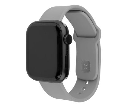 Pasek i akcesoria do zegarków FIXED Silicone Strap Set do Apple Watch 44/45/46/49 mm black